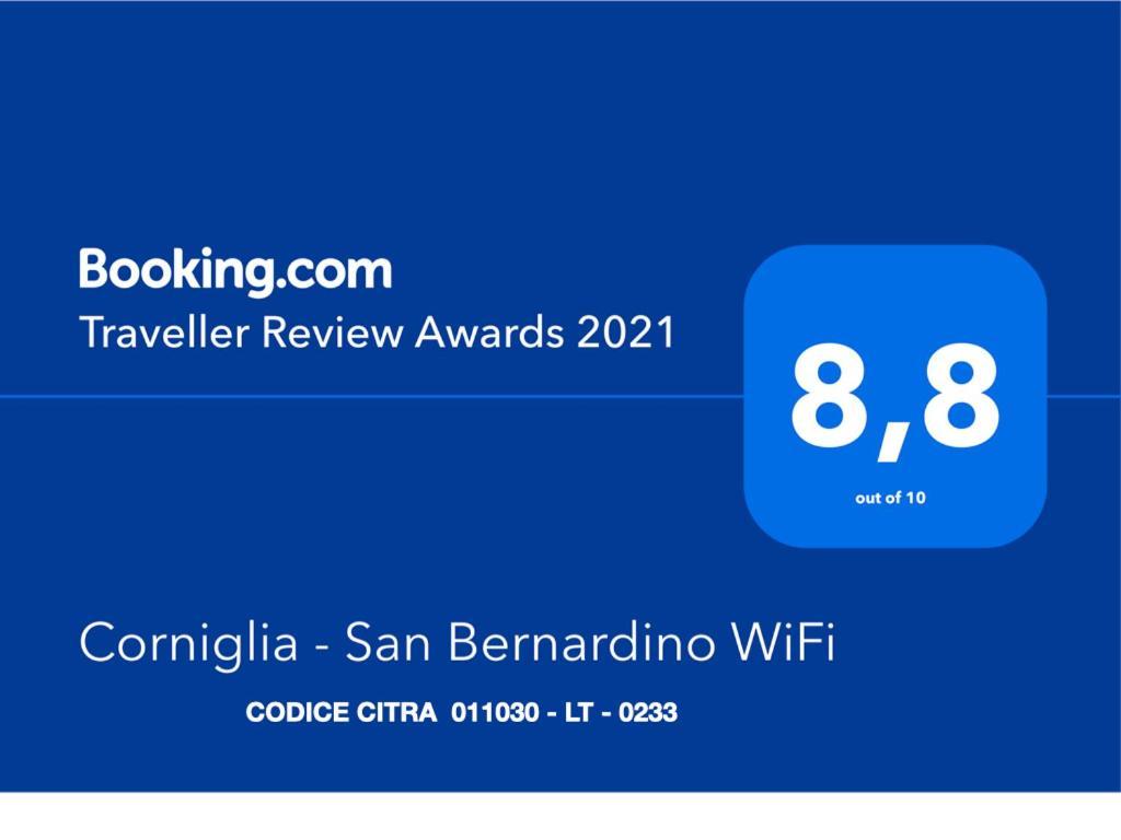 Corniglia - San Bernardino Wifi Appartement Buitenkant foto